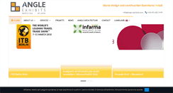 Desktop Screenshot of angle-exhibits.com